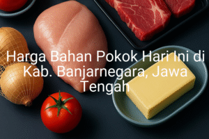 Update Harga Bahan Pokok / sembako di Kab. Banjarnegara , Hari Ini (23 Juni 2025)