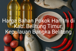 Update Harga Bahan Pokok / sembako di Kab. Belitung Timur , Hari Ini (25 Juni 2025)