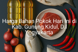 Update Harga Bahan Pokok / sembako di Kab. Gunung Kidul , Hari Ini (16 Juni 2025)
