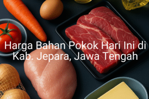 Update Harga Bahan Pokok / sembako di Kab. Jepara , Hari Ini (23 Juni 2025)