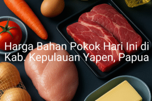 Update Harga Bahan Pokok / sembako di Kab. Kepulauan Yapen , Hari Ini (27 Juni 2025)