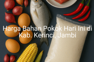 Update Harga Bahan Pokok / sembako di Kab. Kerinci , Hari Ini (22 Juni 2025)