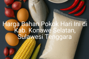 Update Harga Bahan Pokok / sembako di Kab. Konawe Selatan , Hari Ini (29 Juni 2025)