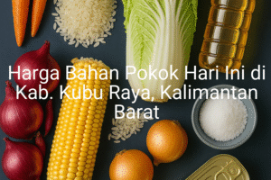 Update Harga Bahan Pokok / sembako di Kab. Kubu Raya , Hari Ini (24 Juni 2025)