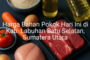 Update Harga Bahan Pokok / sembako di Kab. Labuhan Batu Selatan , Hari Ini (21 Juni 2025)