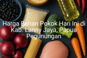 Update Harga Bahan Pokok / sembako di Kab. Lanny Jaya , Hari Ini (28 Juni 2025)
