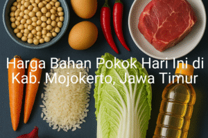 Update Harga Bahan Pokok / sembako di Kab. Mojokerto , Hari Ini (23 Juni 2025)