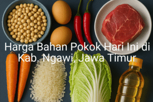 Update Harga Bahan Pokok / sembako di Kab. Ngawi , Hari Ini (23 Juni 2025)