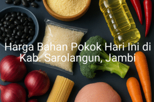 Update Harga Bahan Pokok / sembako di Kab. Sarolangun , Hari Ini (13 Juli 2025)
