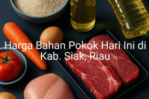 Update Harga Bahan Pokok / sembako di Kab. Siak , Hari Ini (28 Juni 2025)