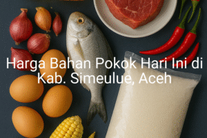 Update Harga Bahan Pokok / sembako di Kab. Simeulue , Hari Ini (21 Juni 2025)