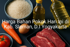 Update Harga Bahan Pokok / sembako di Kab. Sleman , Hari Ini (22 Juni 2025)