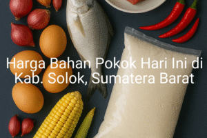Update Harga Bahan Pokok / sembako di Kab. Solok , Hari Ini (22 Juni 2025)