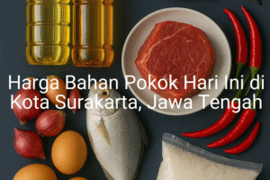 Update Harga Bahan Pokok / sembako di Kota Surakarta , Hari Ini (23 Juni 2025)